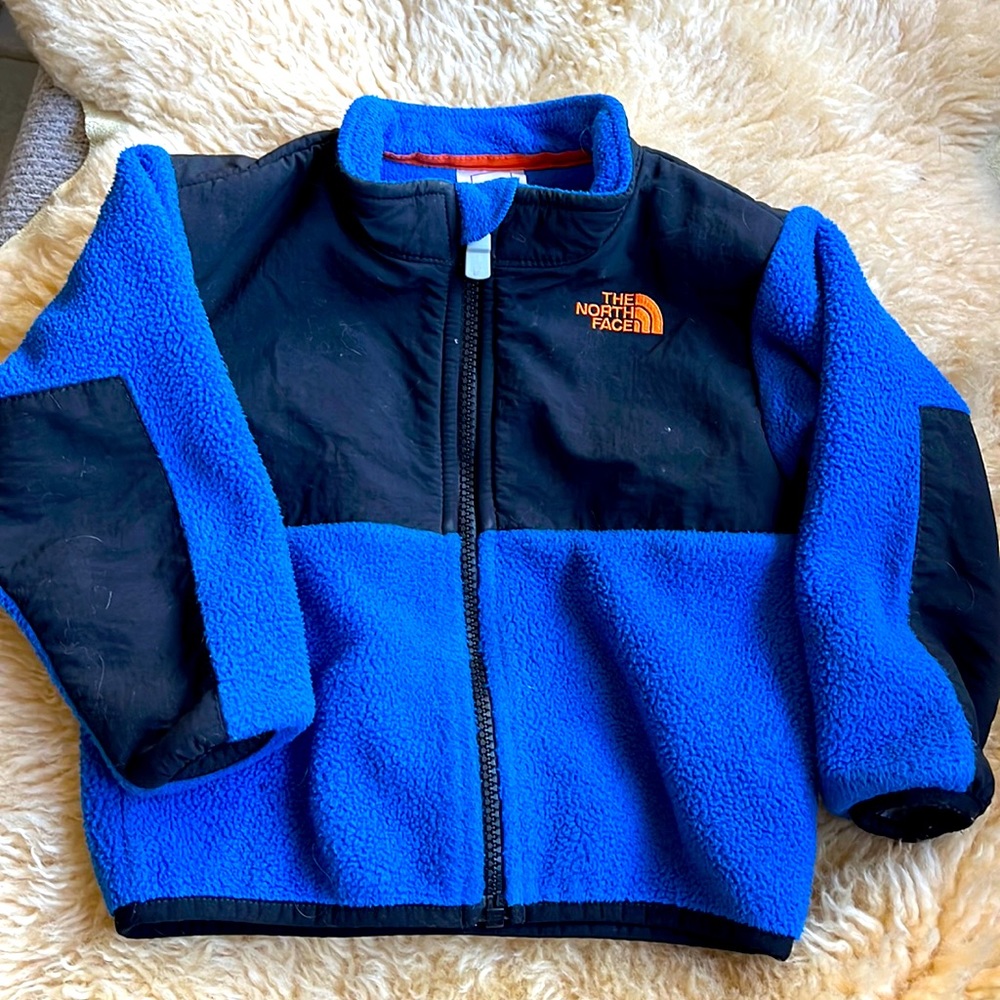 North Face zippered fleece 12-18 months